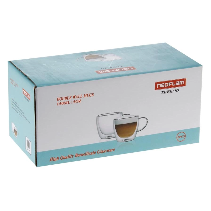 Double Wall Mug - 2 pcs - 150 ml