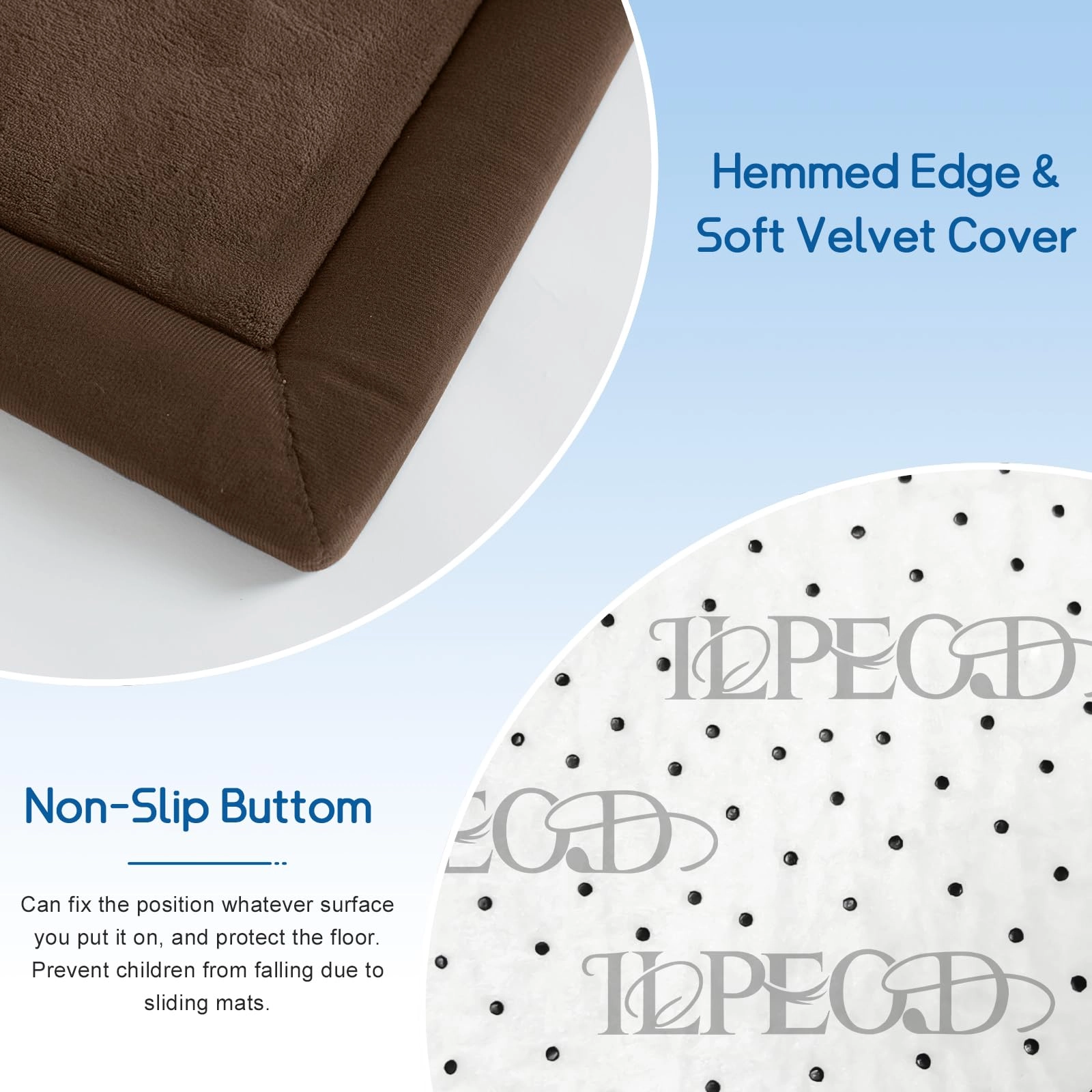 Baby Play Mat - 71"x79" Memory Foam