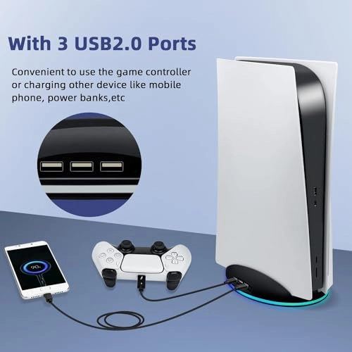 RGB Vertical Holder Stand - PS5