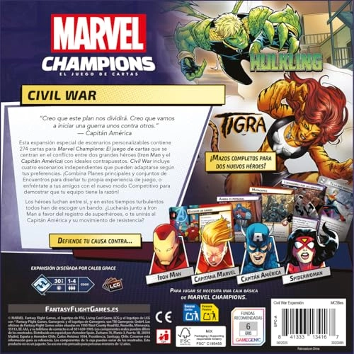 Marvel Champions: Civil War - Card Game (Spanish)