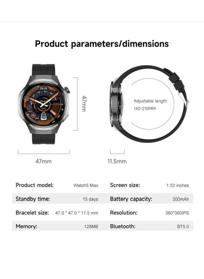 GT5 Zinc alloy+tempered glass GPS