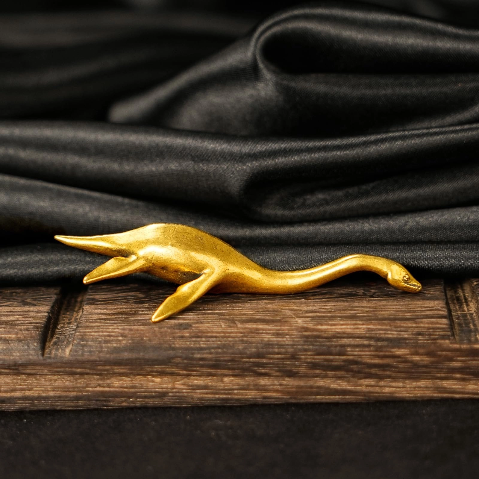 Loch Ness Monster Statue - Brass