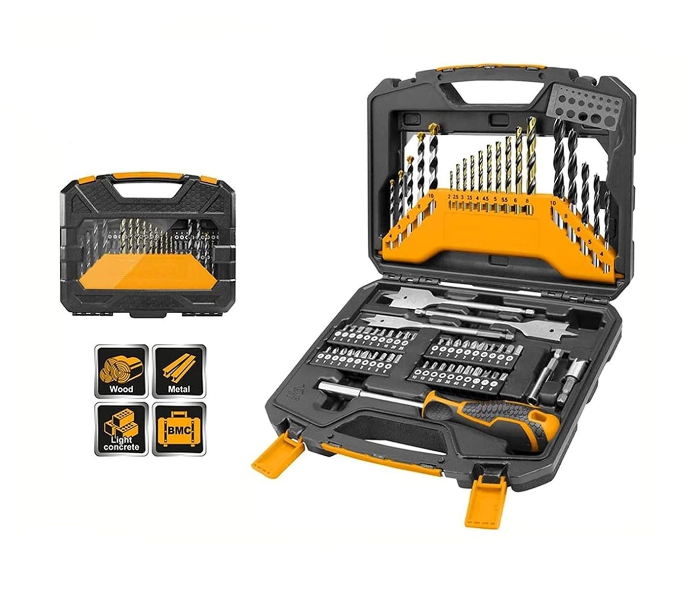 Tools Accessories Set - 67Pcs Masonry drill bits