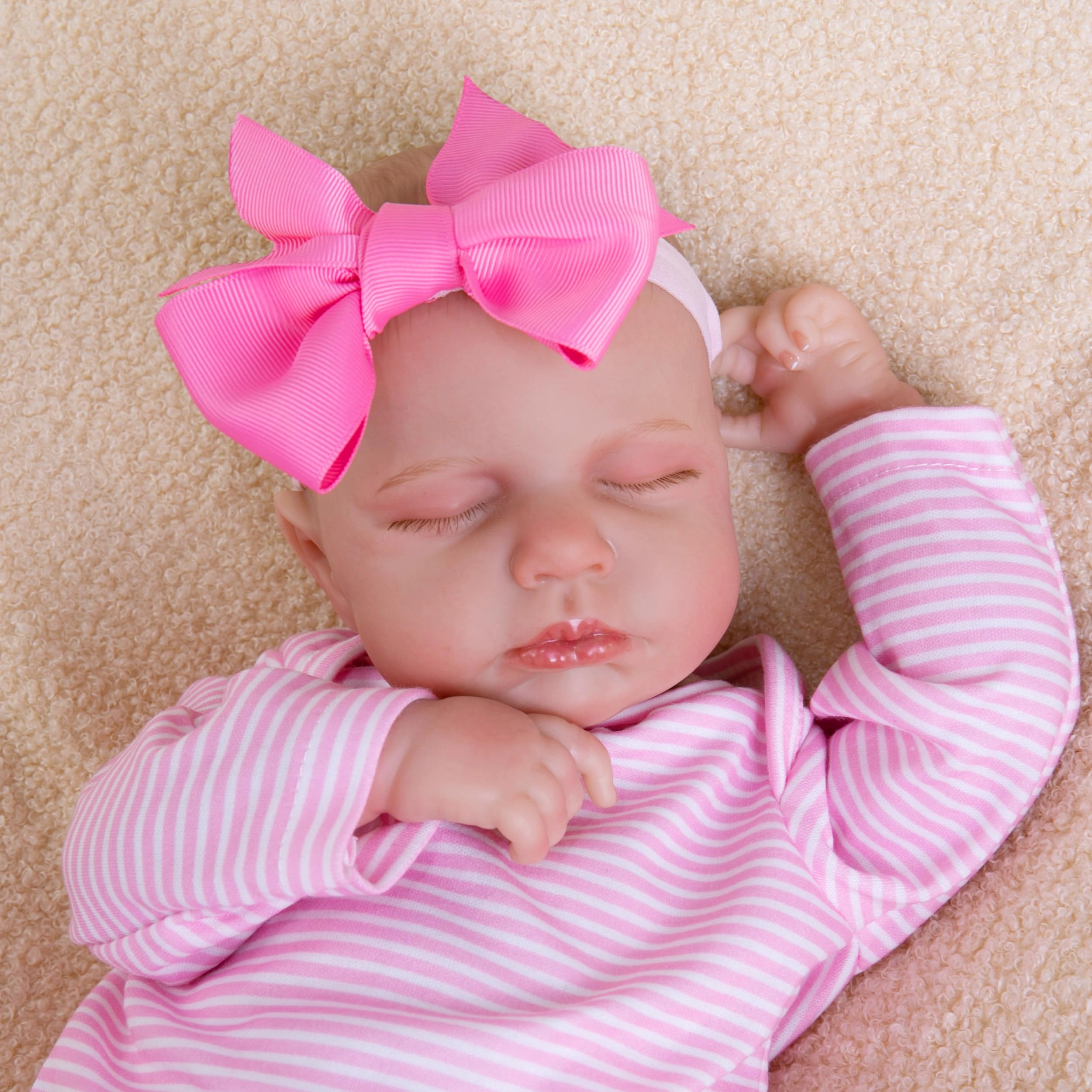 Reborn Baby Doll - 20-Inch Cloth Body Ages 3+