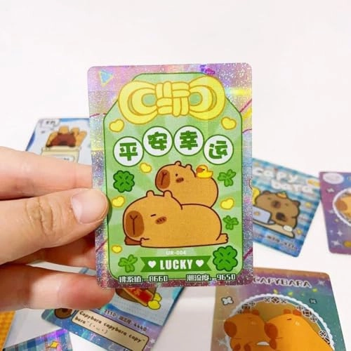Holidays Capybara Anime Cards - English 160pcs