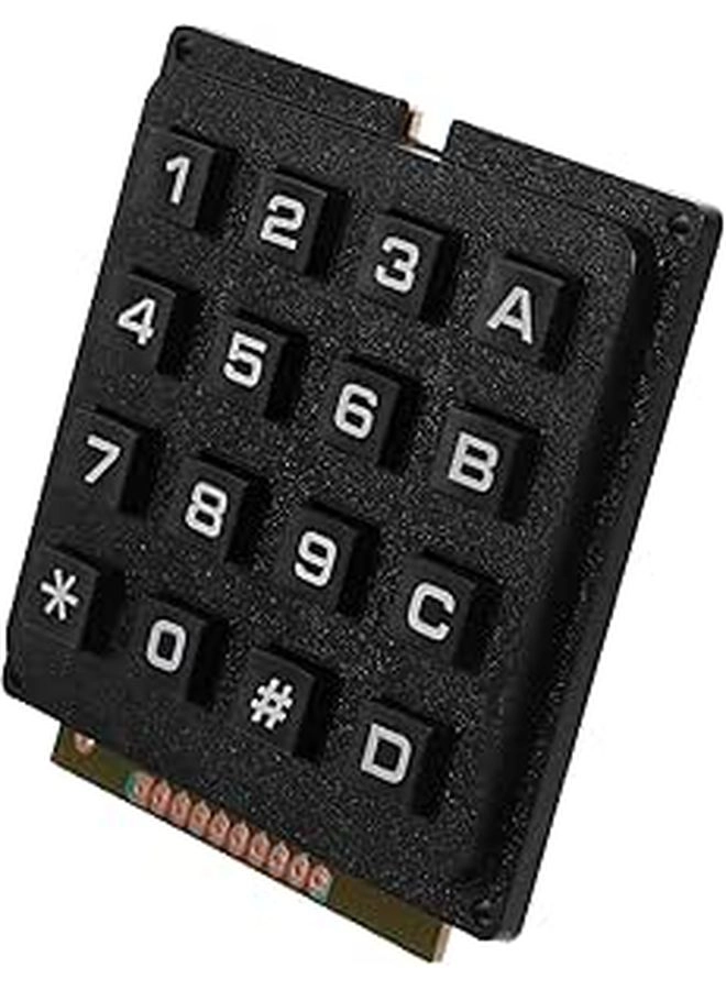 Generic 16 Key Matrix Keyboard Module - Keypad Black
