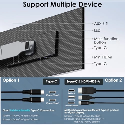 Laptop Screen Extender - 1920x1080 15.6 Inches