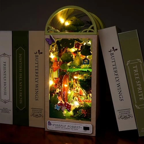 DIY Puzzle Dollhouse Kit - forest of the fireflies