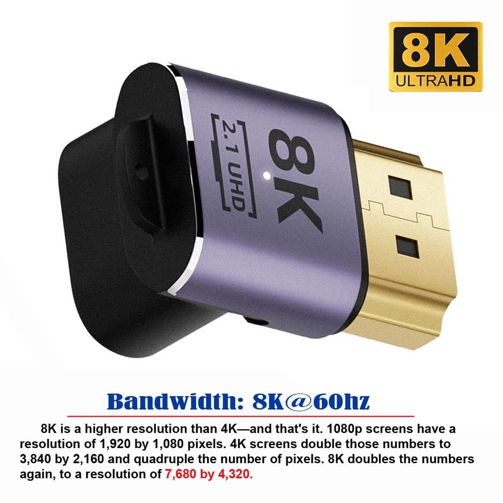 8K HDMI Adapter with Ethernet