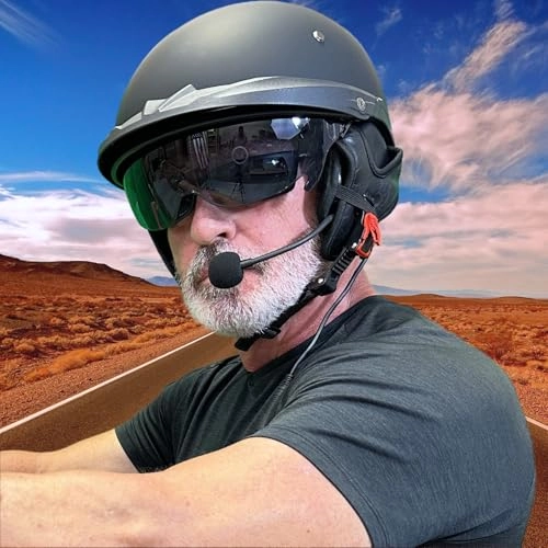 7-Pin Half Helmet Wired Headset