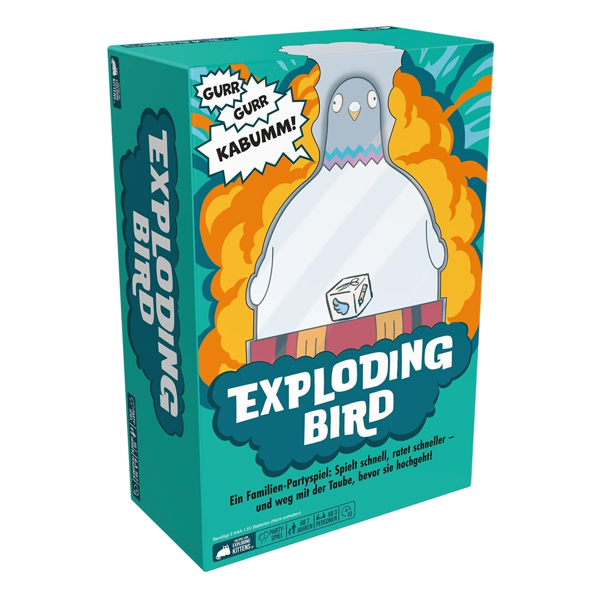Exploding Kittens Exploding Bird - Party Game (German)