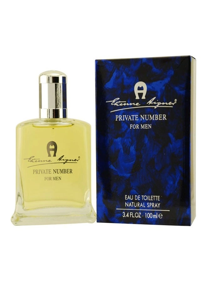Private Number Eau de Toilette - 100 ml