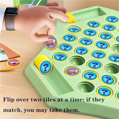 Flip Match Board Game - 1 month and up 52 pieces