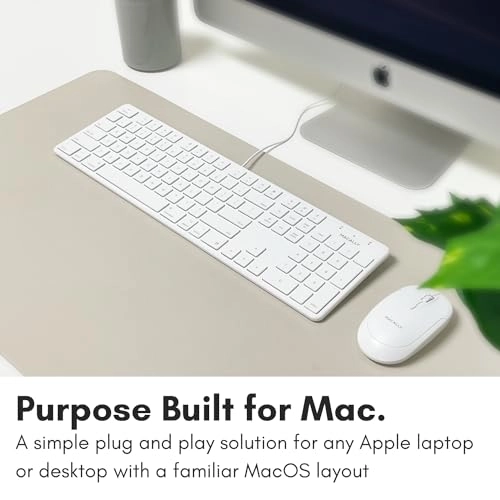 SLIMKEYPRO - Full Size 104 Key Layout USB