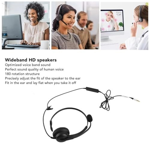 Single 3.5mm Interface Wired Headset