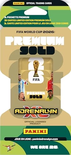Premium gold case - 5 base cards 4 special cards 1 limited edition card