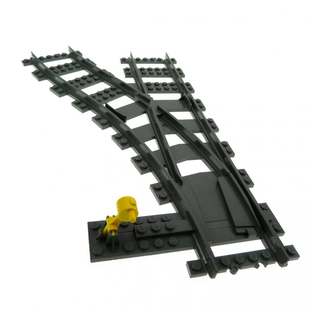 LEGO (Used) Soft Rail - Dark Grey Left