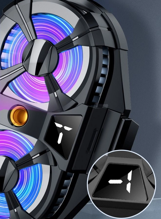 Phone Cooler - Dual Semiconductor Cooling Chip Digital Display