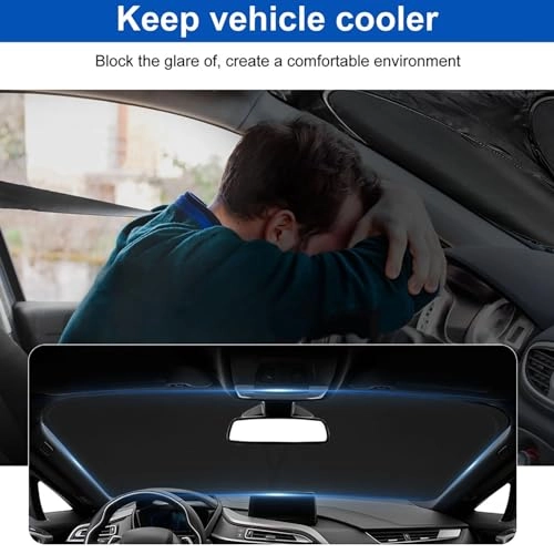 Car Windshield Sun Shade - silver 1 piece(s)