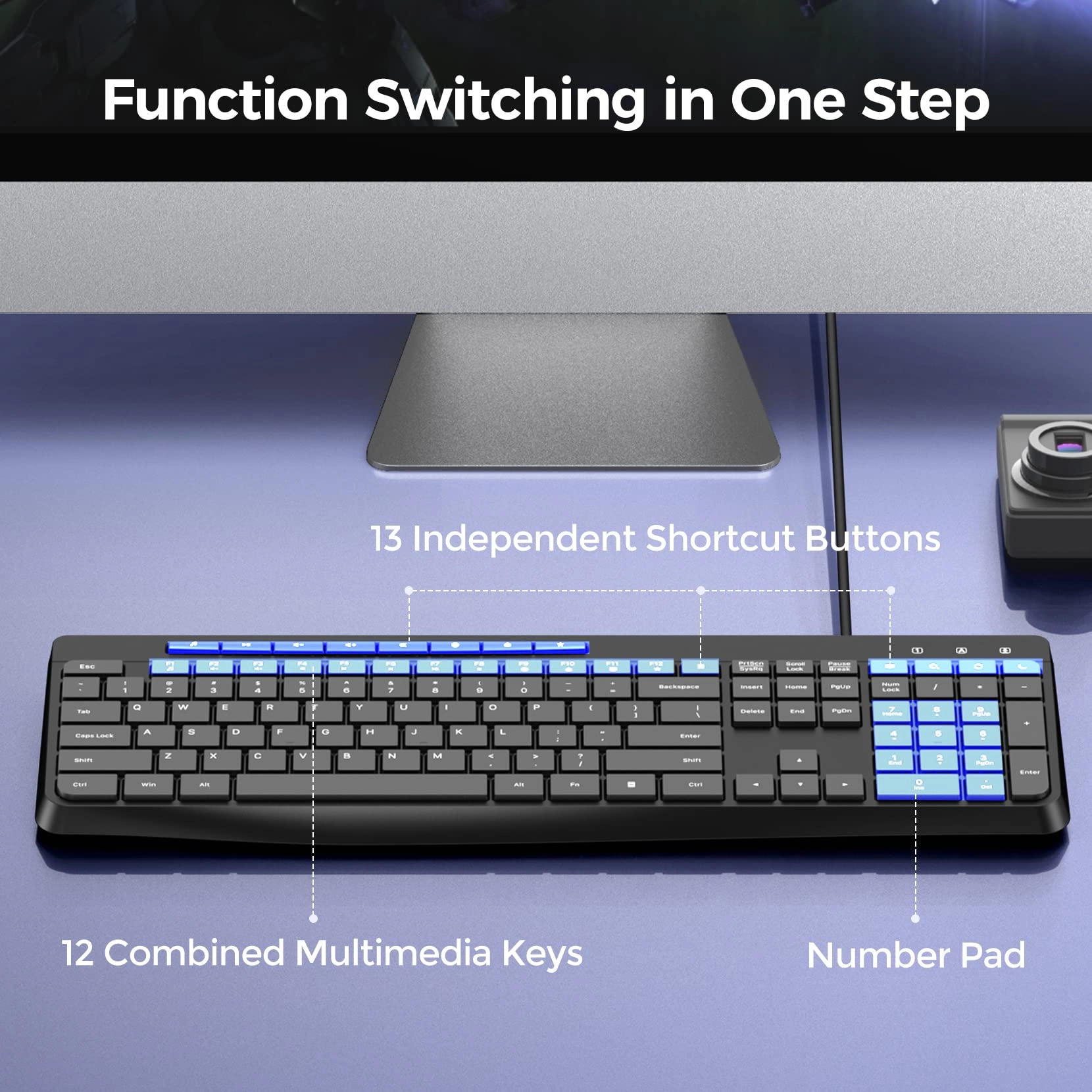 Wired Keyboard - QWERTY Wired