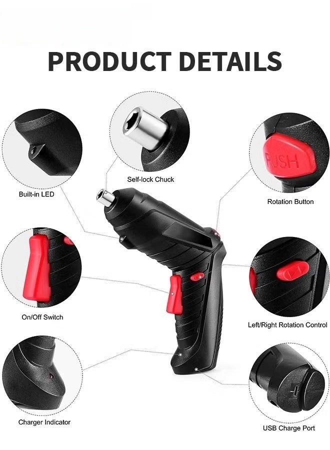 Electric Screwdriver Set - 1300mAh