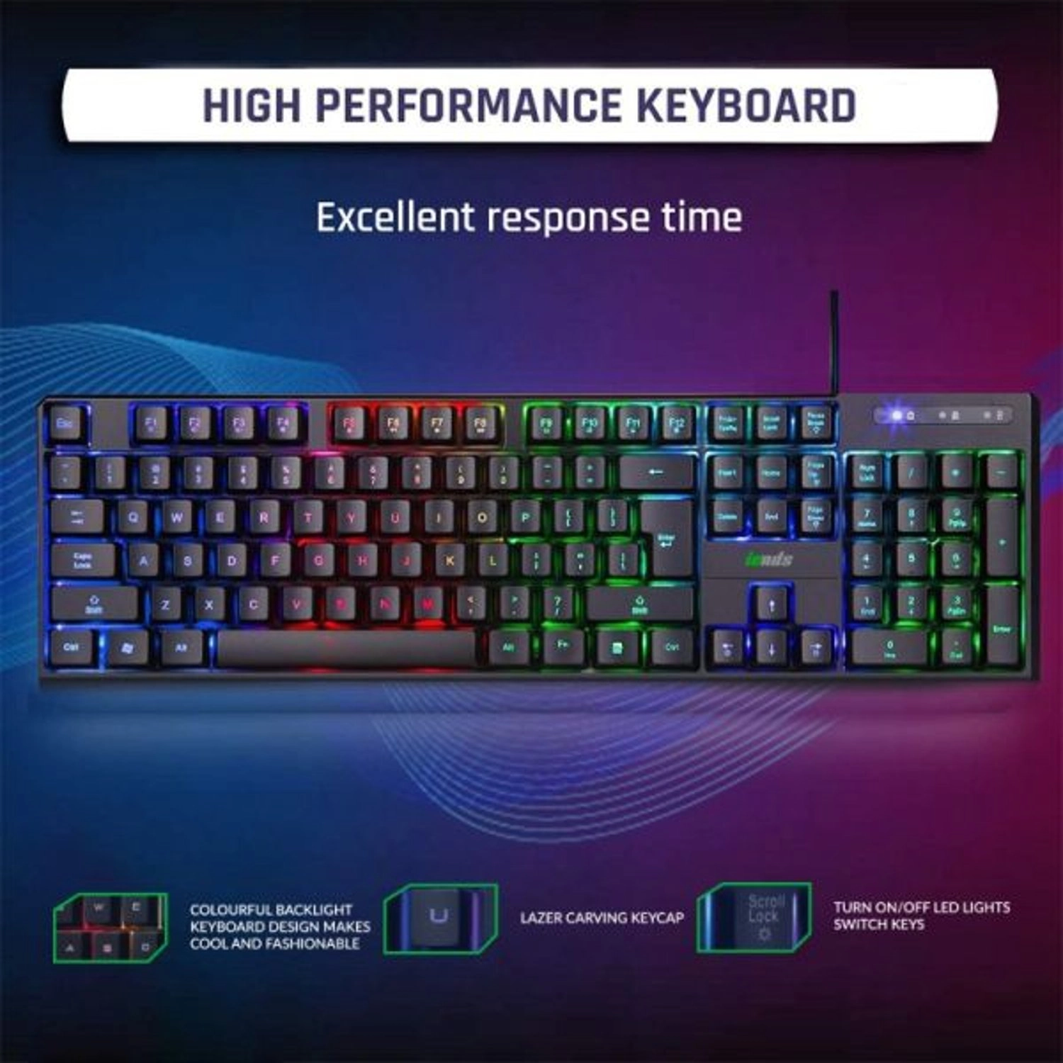 Backlight Gaming Keyboard & Mouse Combo - Wired