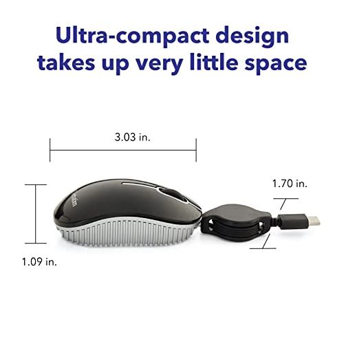 Mini Travel Optical Mouse - USB