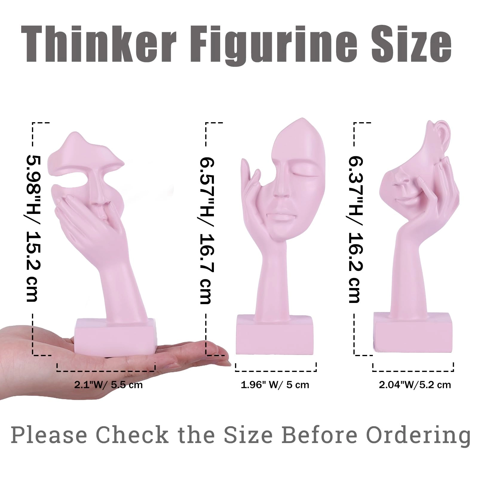 Thinker Statue - Plastic, Resin