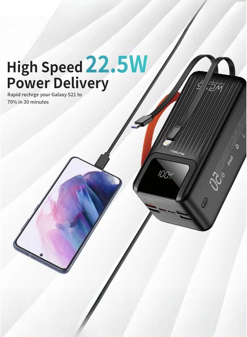 BP13 - 50000mAh 22.5W Fast Charging 4 USB 2 Type-C