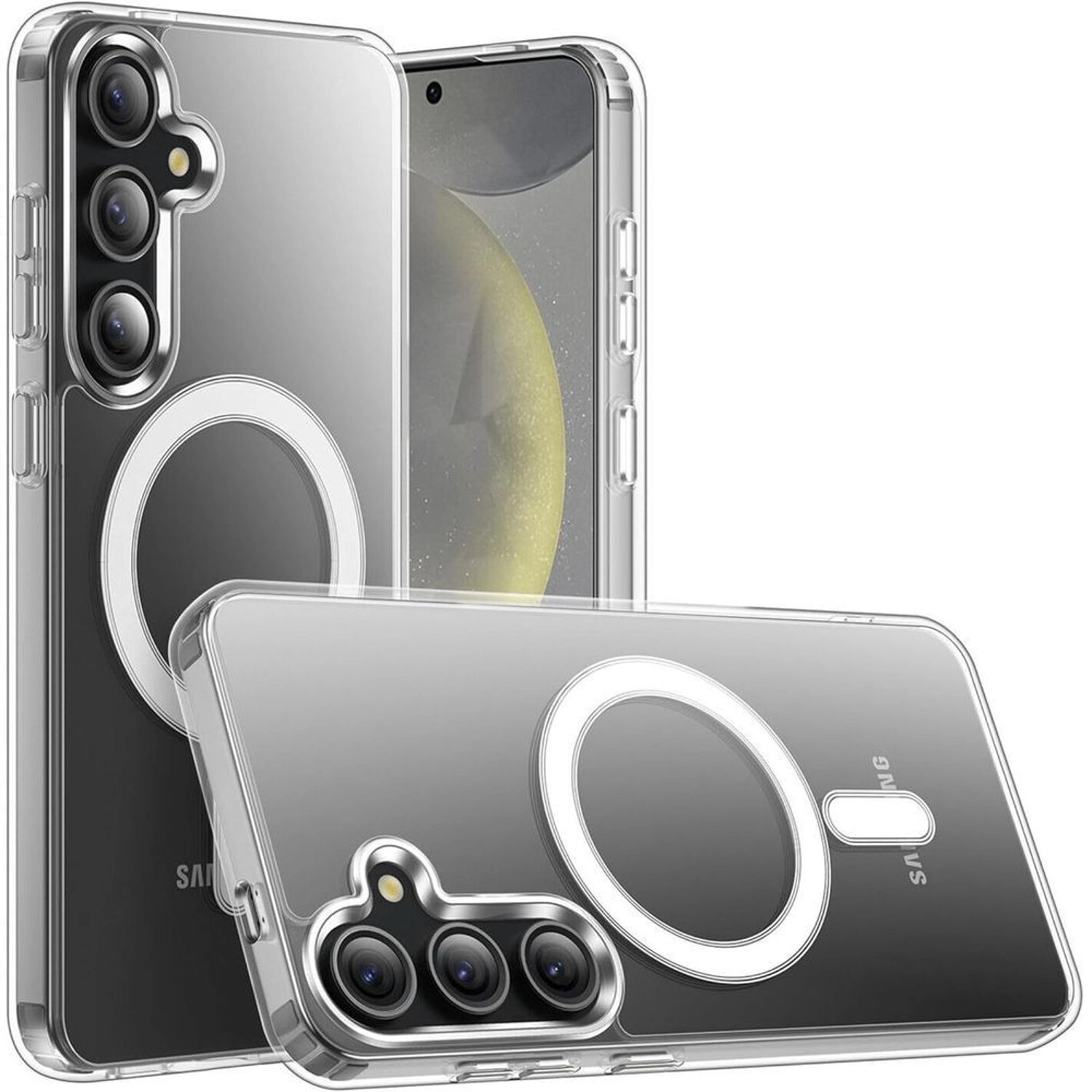 Magnetic Case Clear Case for Samsung Galaxy S25 Plus