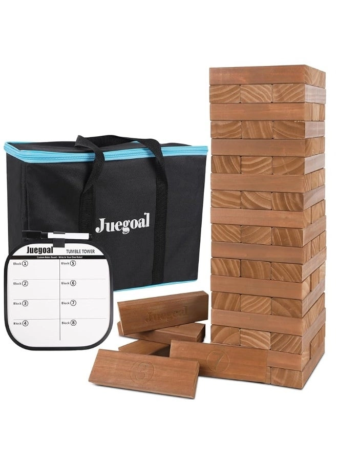Tumble Tower - 54 Piece Giant Wooden Block Stacking Game
