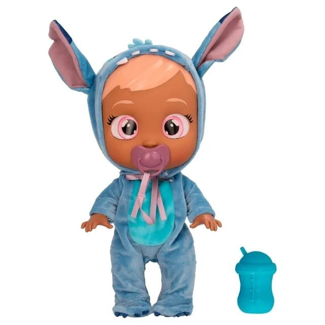 CRY BABIES Stitch Baby Doll - 12" Cries Real Tears Ages 18+