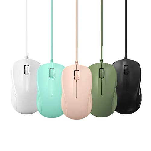 Silent Wired Computer Mouse - USB