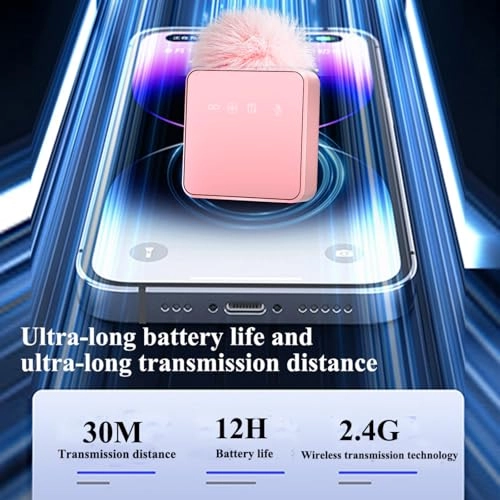 Wireless Lavalier Microphone System - 4-in-1 UHF