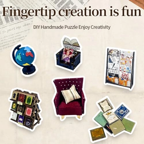 Soul Bookstore Book Nook - Wooden Assembly Required