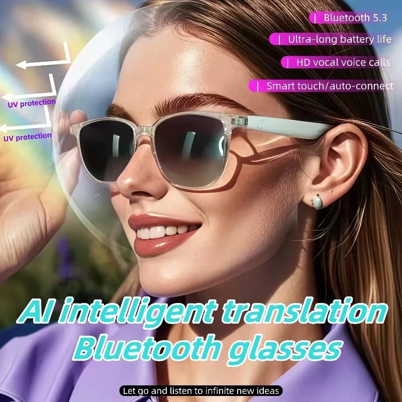 AI Smart Glasses - Real Time Translation Voice Assistant