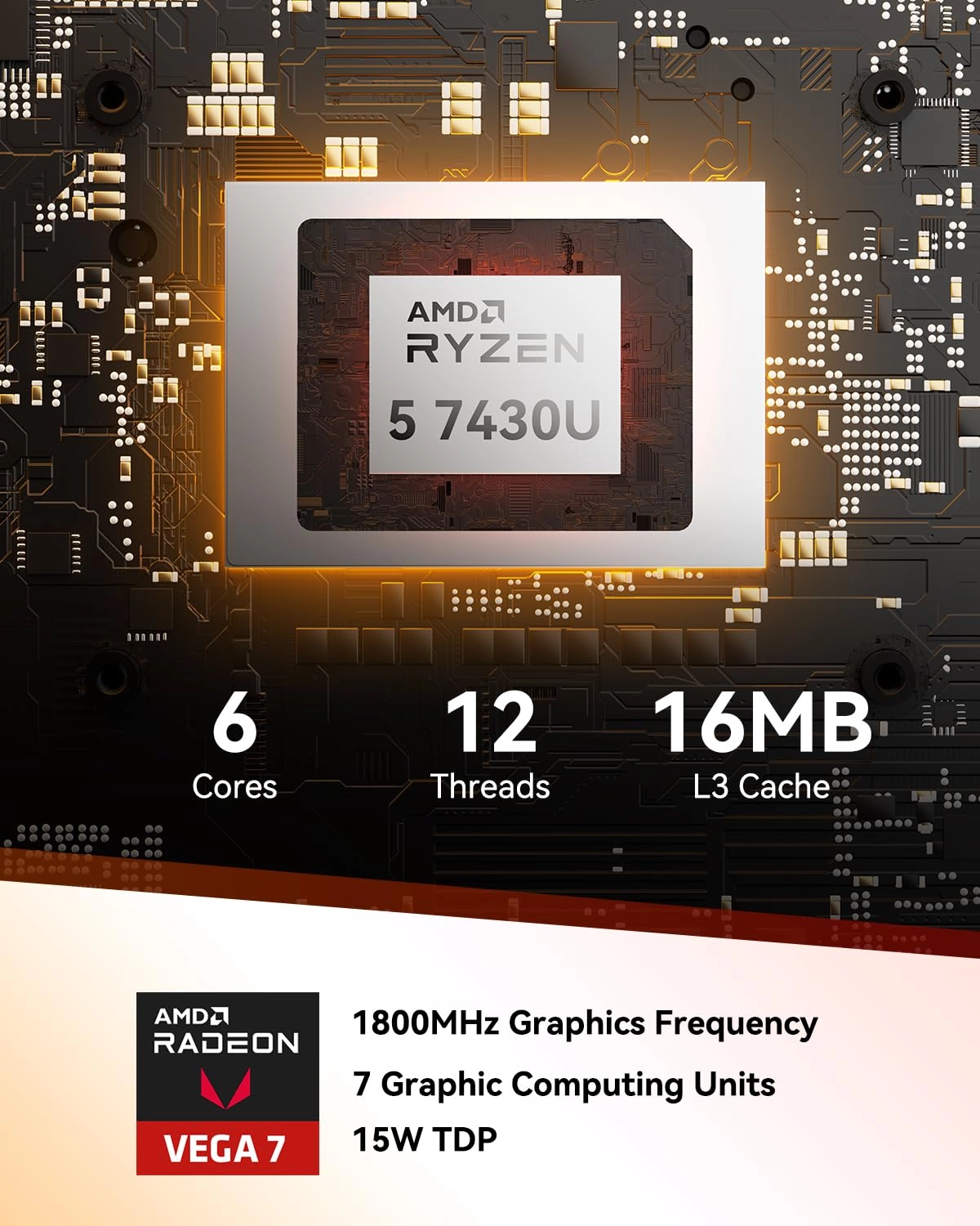 A5 - Ryzen 5 7430U 16GB 512GB