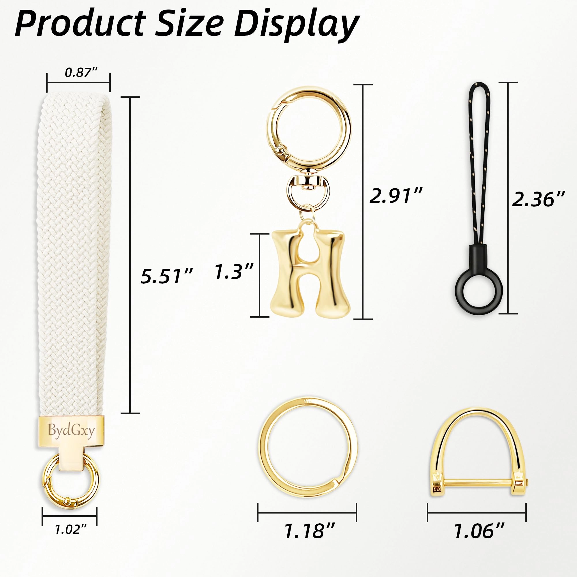 Initial Keychain - Letter