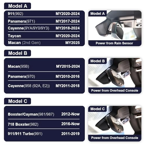 Model B 2160P for Porsche Macan 95B Panamera 970 Cayenne 958 92A E2