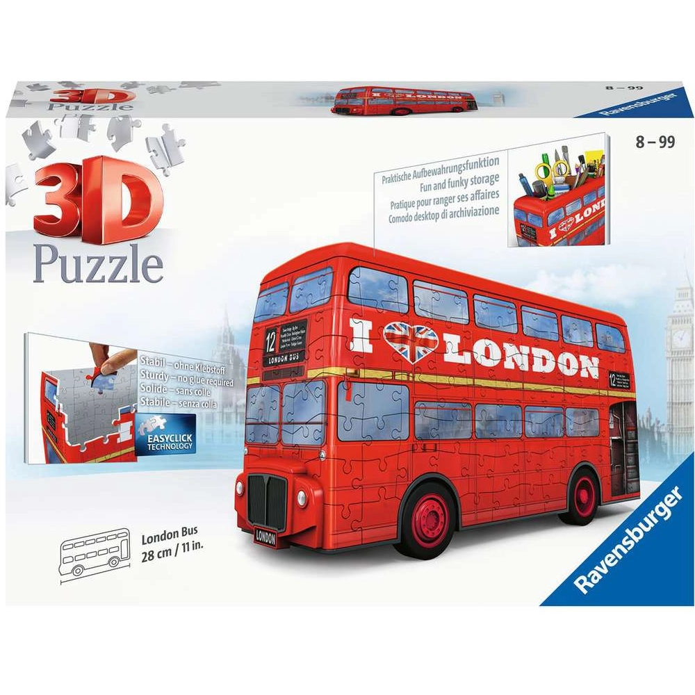 RAVENSBURGER PUZZLES London Bus 3D Puzzle (12534-0) - 216 pcs