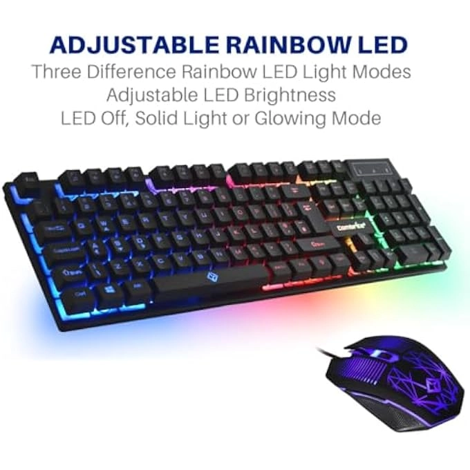 Keyboard + Mouse + Mouse Pad - UK Wired