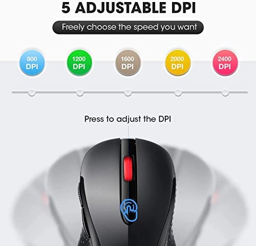 Wireless Bluetooth Gaming Mouse - USB