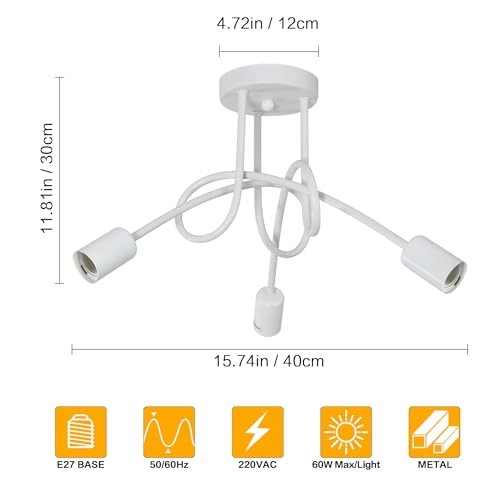 Industrial Chandelier - Dimmable