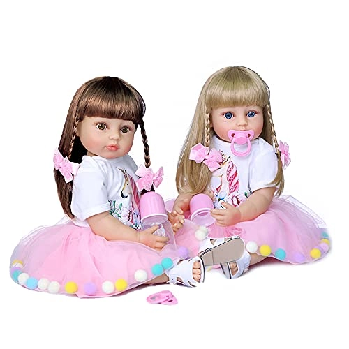 Reborn Baby Doll - 22 inch Silicone Vinyl Blond