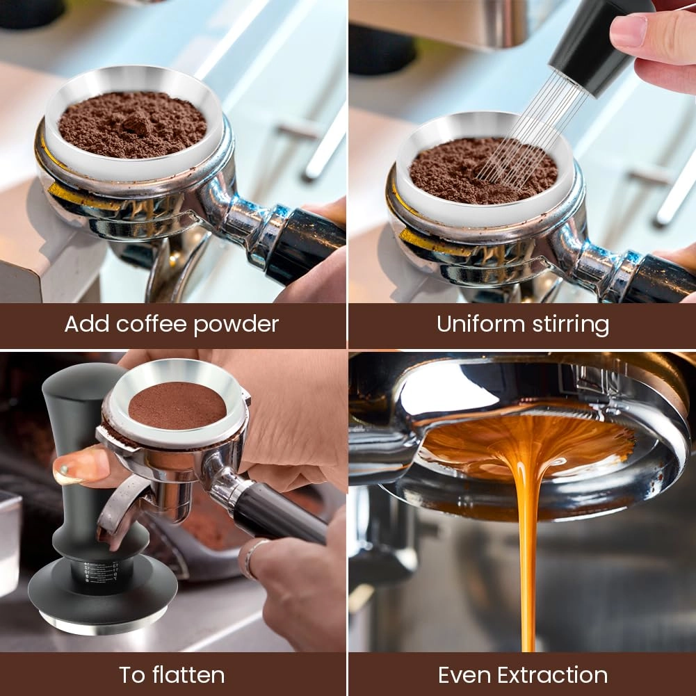 51mm Espresso Tamper - Spring Loaded Accessories Kit
