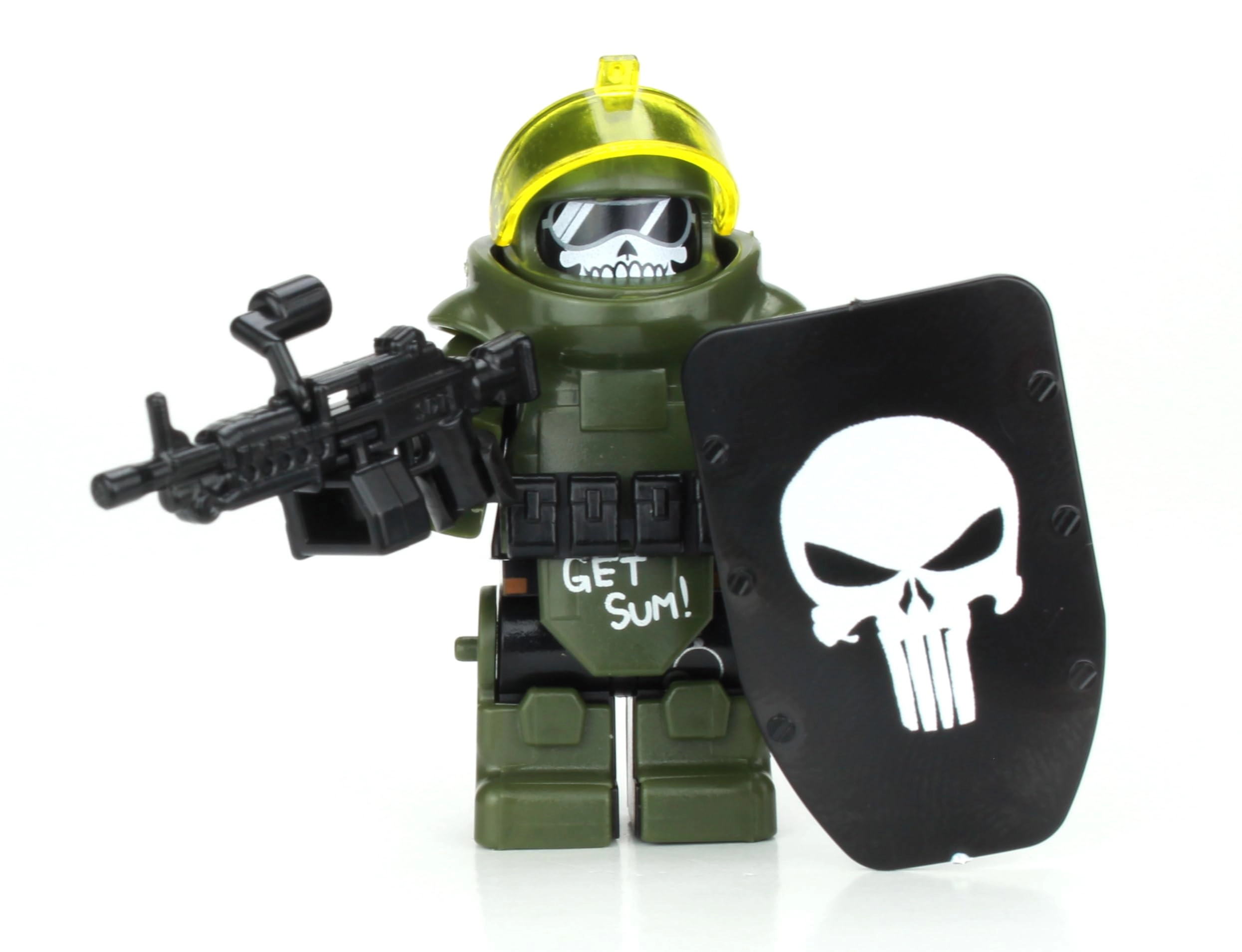 Battle Brick Juggernaut Army Assault Soldier - Minifigure mini