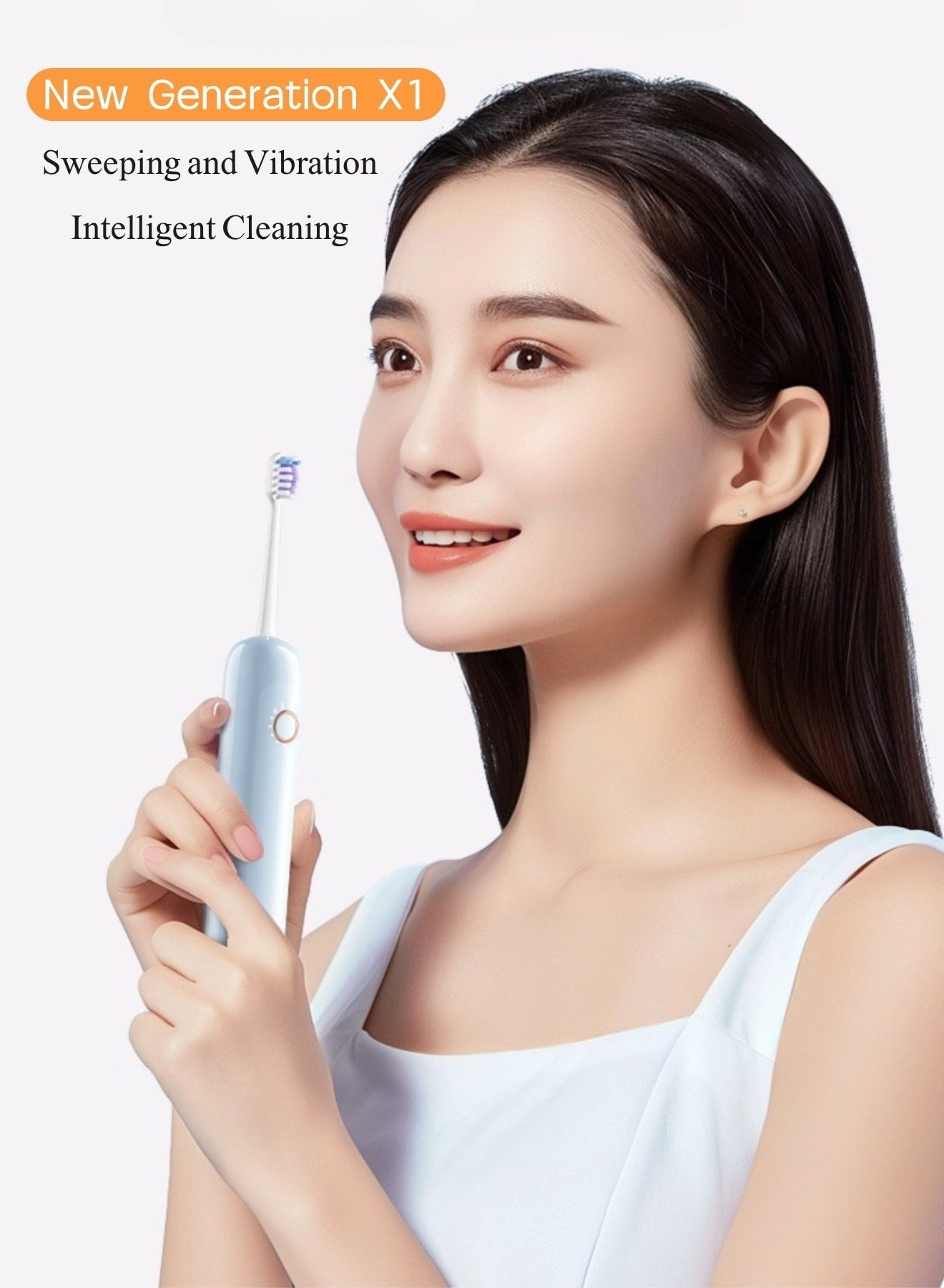 X1 - 4 Brush Heads 60 Days IPX7 Waterproof