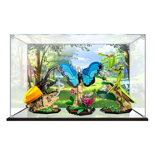 Acrylic Display Case - for 21342 40x20x25 cm 3MM With Mirror