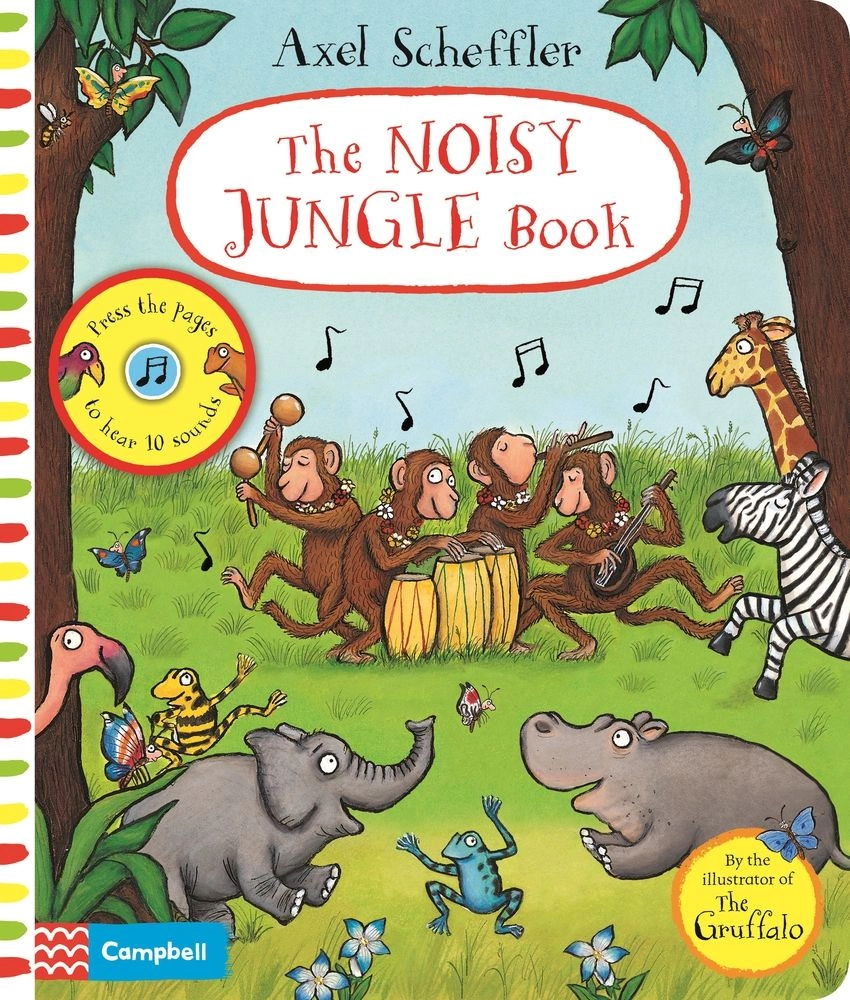 Axel Scheffler The Noisy Jungle Cloth Book