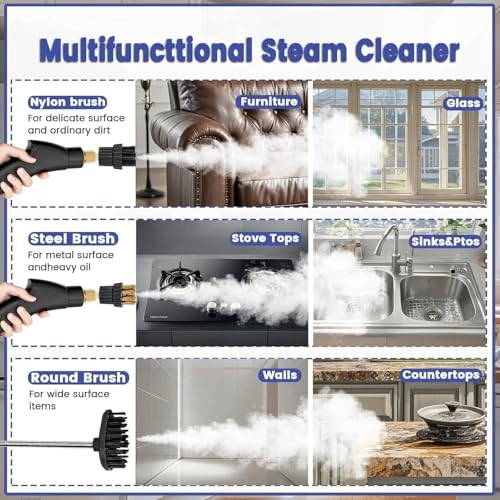 Handheld High-Portable Car Steamer - 3Bar 1200ml